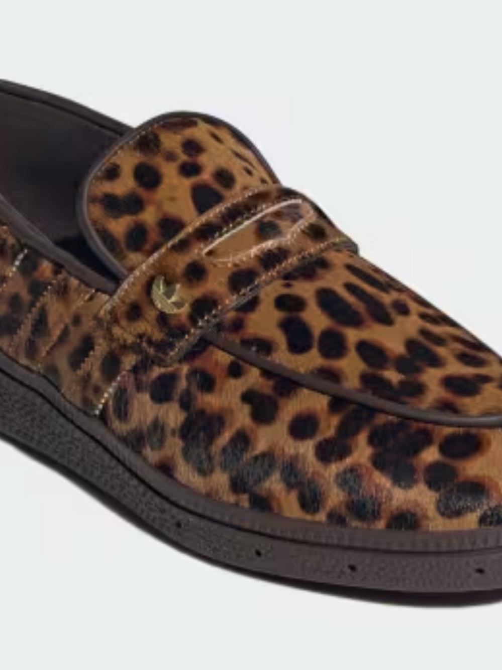Adidas Women's Leopard Print Loafer - Brown - Picture 4 of 12